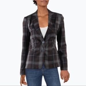 Philosophy Woven Plaid Blazer